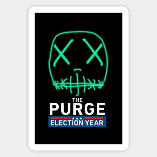 Lady Liberty Mask THE PURGE Magnet